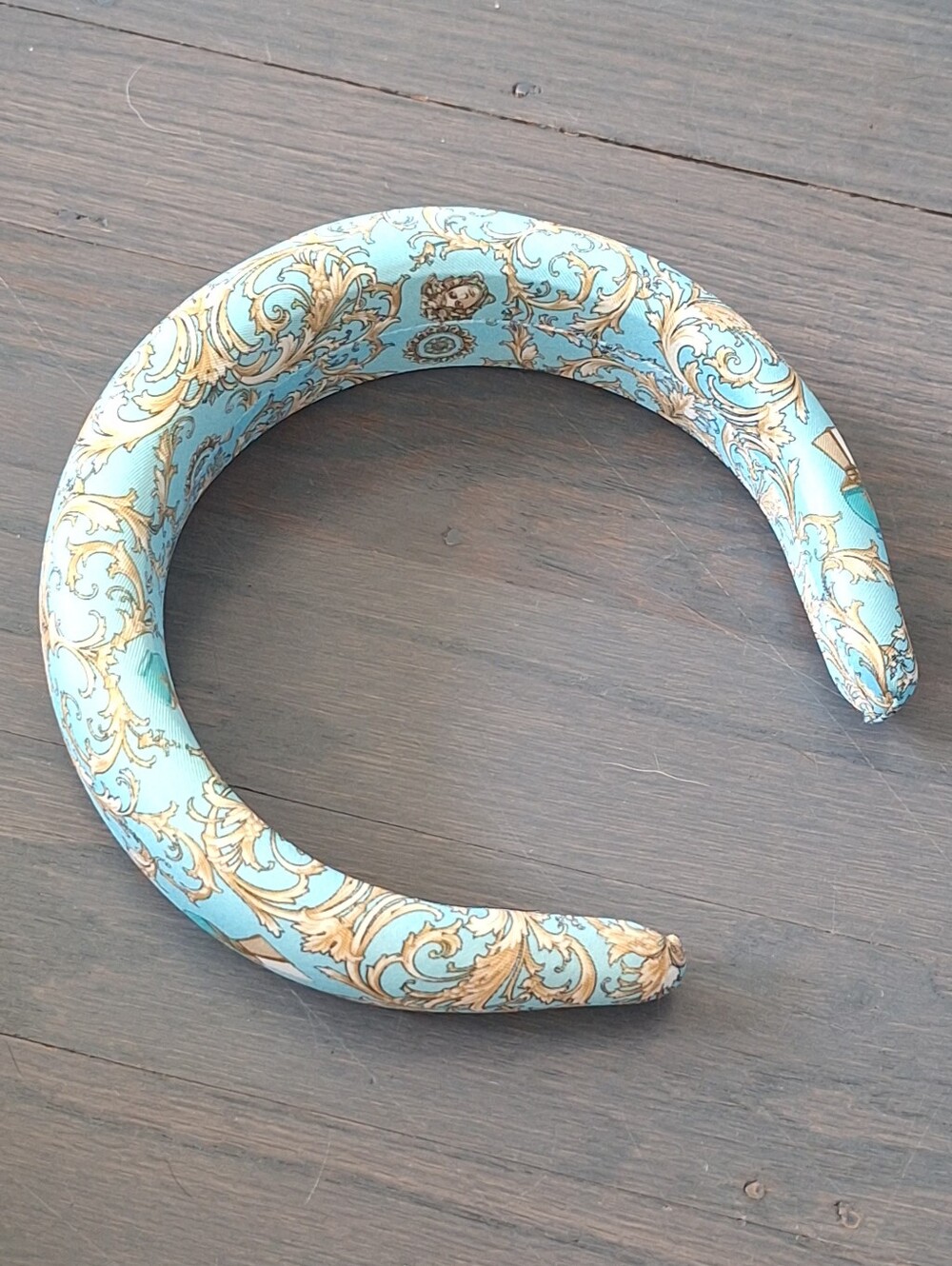 Versace Dylan Turquoise Blue Headband